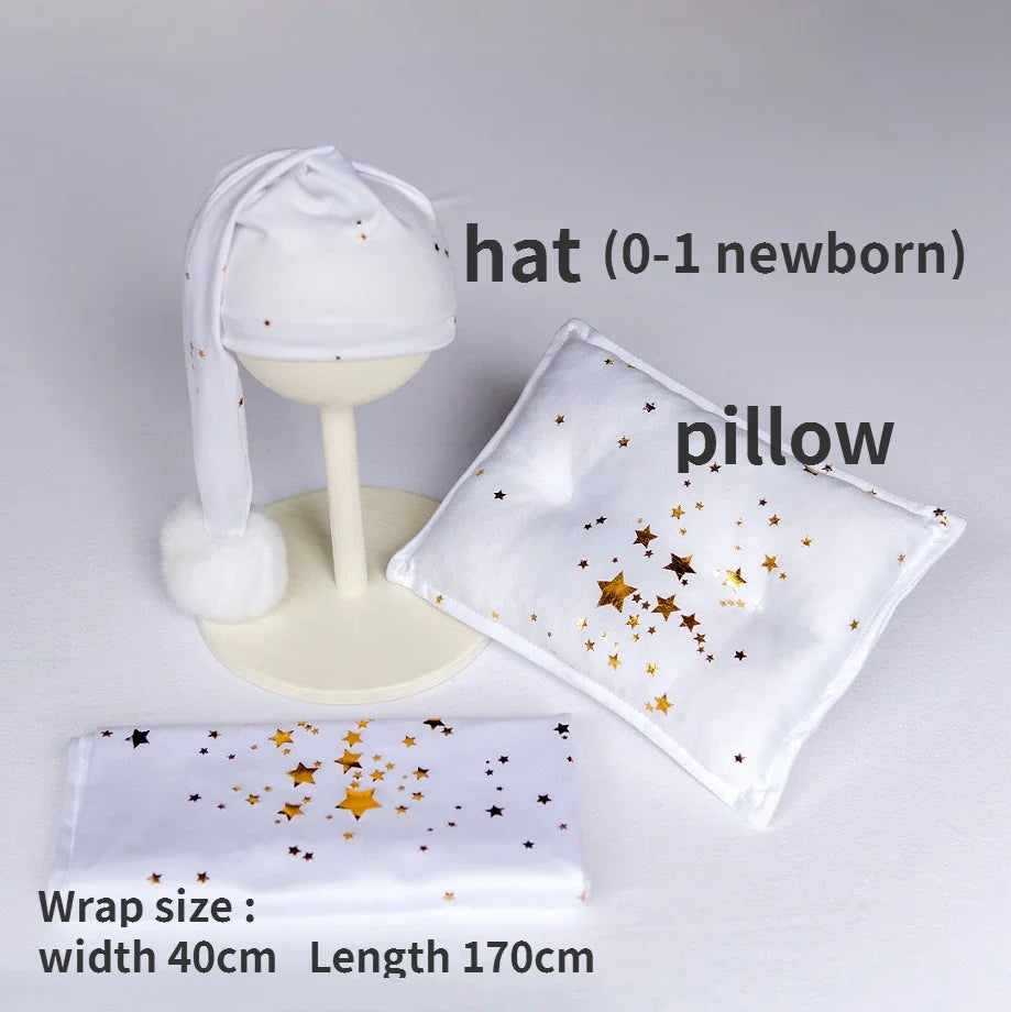 KMK - starry stretch wraps pillows and hats