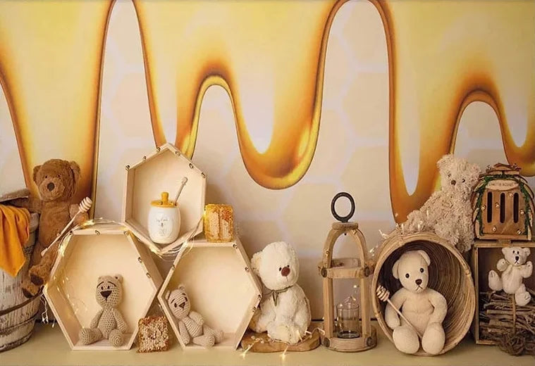 KMK - winnie the pooh backdrop