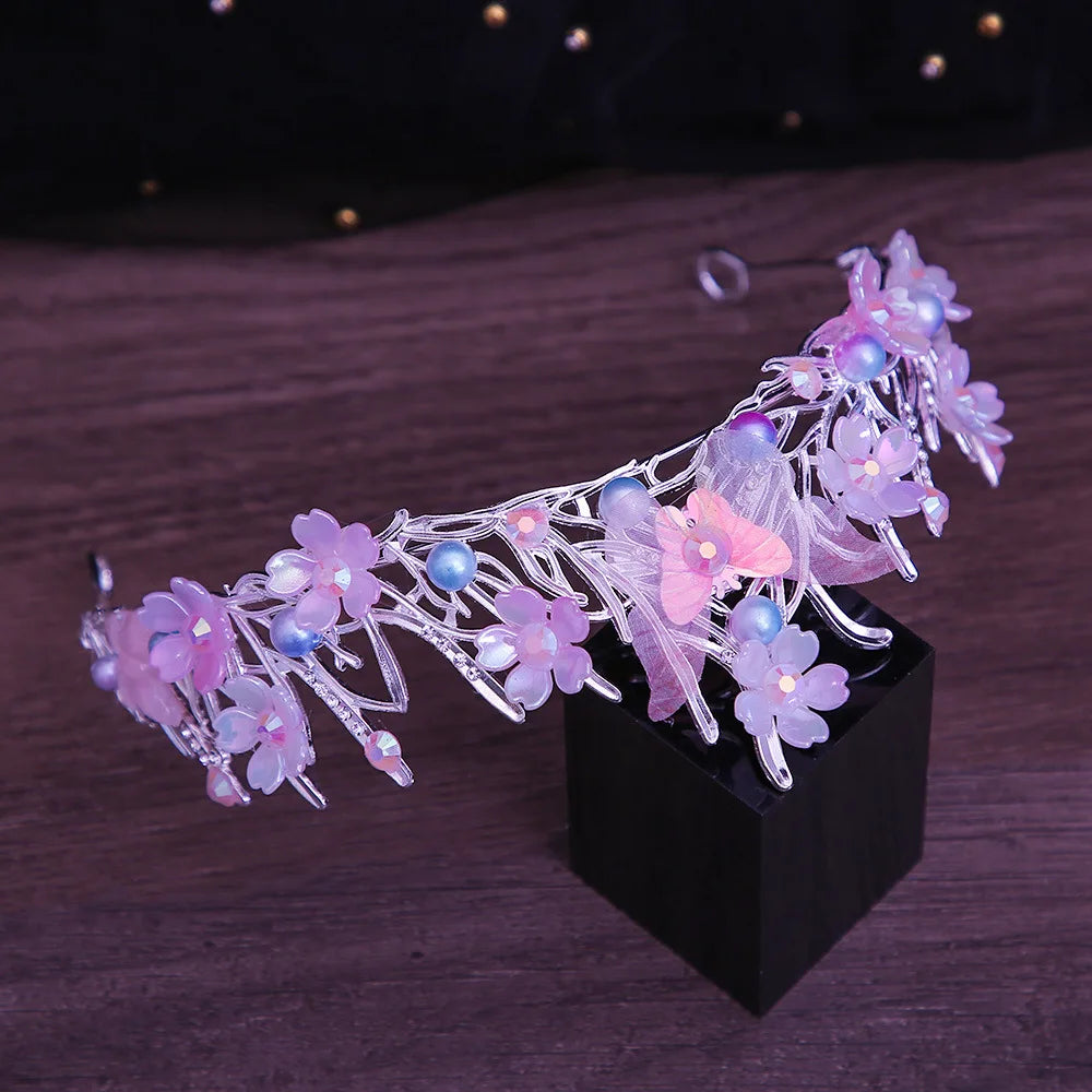 KMM - Crystal Pearl Tiara