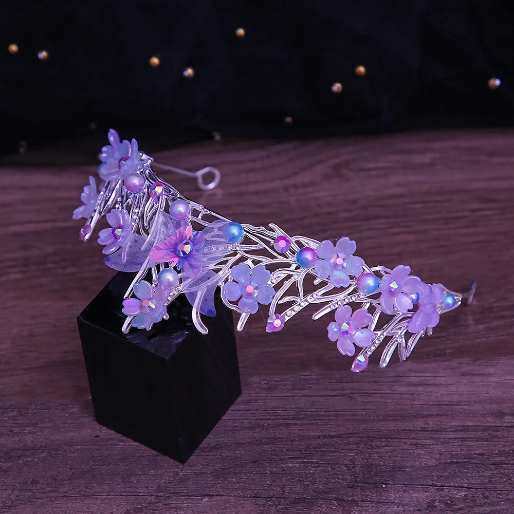 KMM - Crystal Pearl Tiara