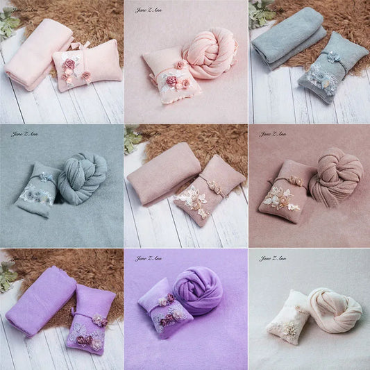 KMK - Newborn Embroidered Pillow Sets