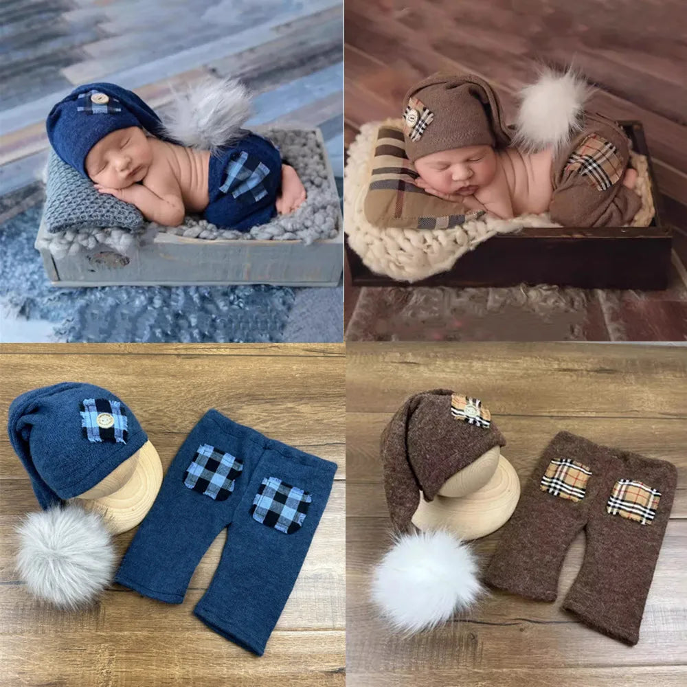 KMK - Newborn Hat+Pants 2Pcs/set