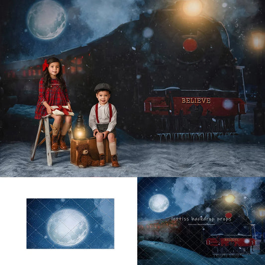 KMK - Winter Polar Express Backdrop