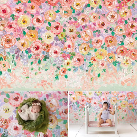 KMK - Spring Easter Party Photography Backdrop